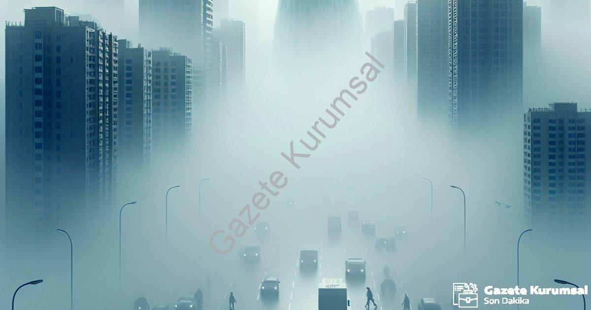 "Denizli'de Yoğun Sis Hayatı Felç Etti: Görüş Mesafesi 10 Metreye Düştü" başlıklı haber için fotorea