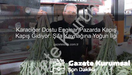 Karaciğer Dostu Enginar Pazarda Yok Satıyor: Şifa Kaynağına Yoğun İlgi!