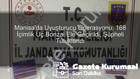 Manisa’da Uyuşturucu Operasyonu: 168 İçimlik Uç Bonzai Ele Geçirildi, Şüpheli Tutuklandı