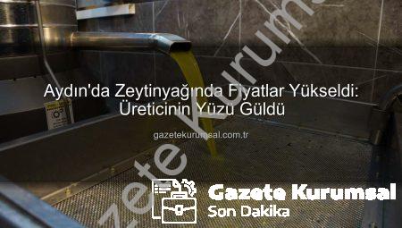 Aydın’da Zeytinyağında Fiyatlar Yükseldi: Üreticinin Yüzü Güldü